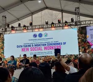 Universidad de Manila BS Social Work program recognized for its 97.26% passing rate in the September 2025 Social Workers Licensure Exam.